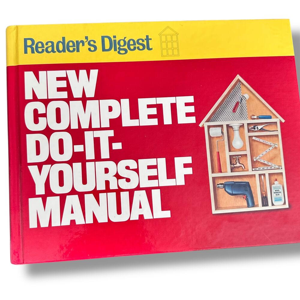 1990s Vintage Reader's Do - It Yourself Manual - hardback reference book